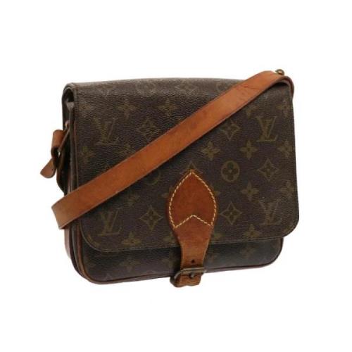 Pre-owned Canvas louis-vuitton-bags Louis Vuitton Vintage , Brown , Da...