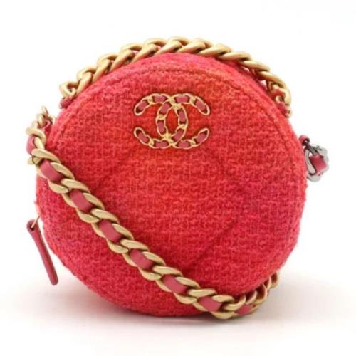 Pre-owned Canvas crossbody-bags Chanel Vintage , Pink , Dames