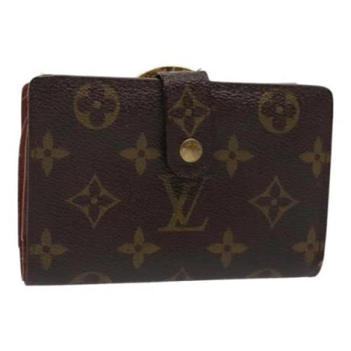 Pre-owned Canvas wallets Louis Vuitton Vintage , Brown , Dames