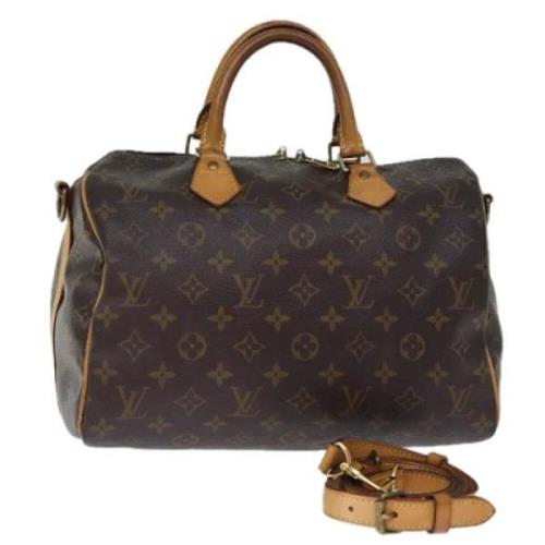 Pre-owned Leather handbags Louis Vuitton Vintage , Brown , Dames