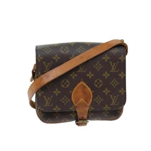 Pre-owned Canvas louis-vuitton-bags Louis Vuitton Vintage , Brown , Da...