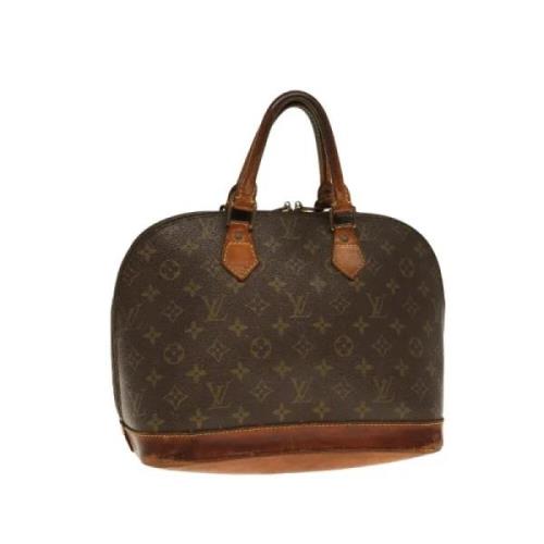 Pre-owned Canvas handbags Louis Vuitton Vintage , Brown , Dames