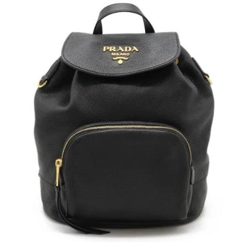 Pre-owned Canvas backpacks Prada Vintage , Black , Dames