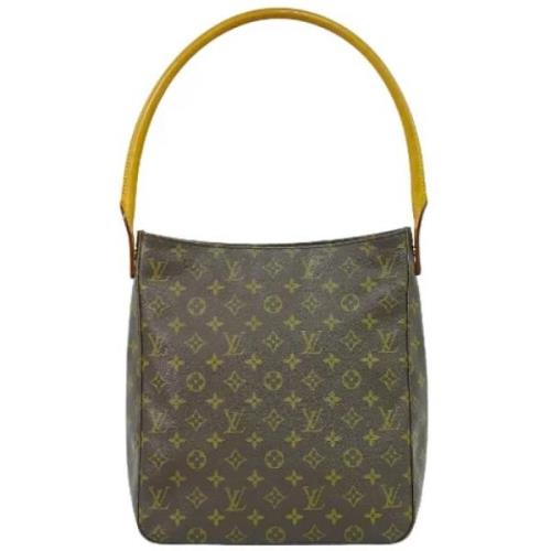 Pre-owned Canvas handbags Louis Vuitton Vintage , Brown , Dames