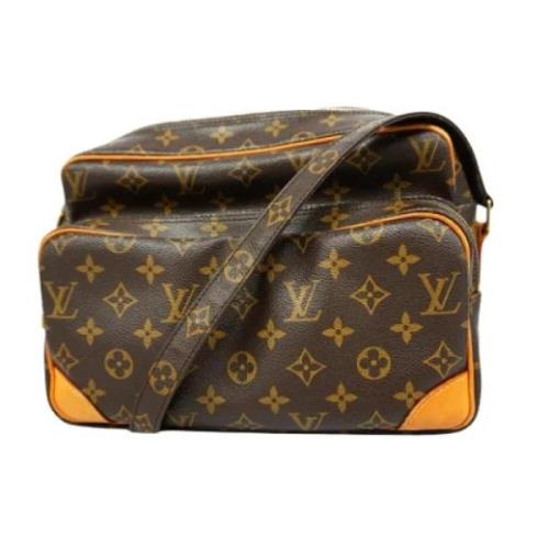 Pre-owned Canvas louis-vuitton-bags Louis Vuitton Vintage , Brown , Da...