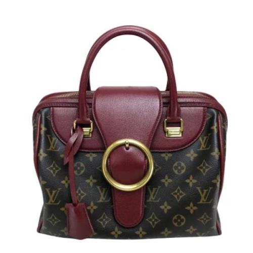 Pre-owned Canvas handbags Louis Vuitton Vintage , Brown , Dames