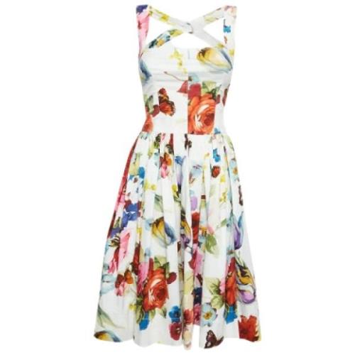 Pre-owned Cotton dresses Dolce & Gabbana Pre-owned , Multicolor , Dame...