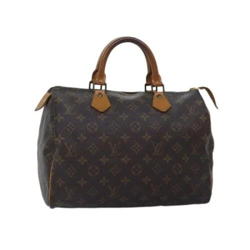 Pre-owned Canvas handbags Louis Vuitton Vintage , Brown , Dames