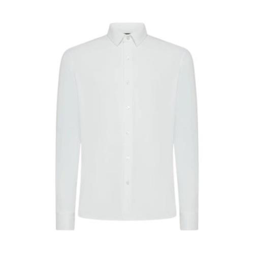 Witte Oxford Open Shirt RRD , White , Heren