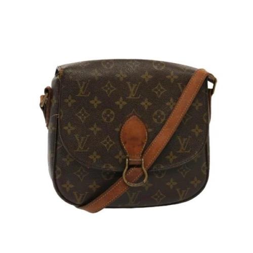 Pre-owned Canvas louis-vuitton-bags Louis Vuitton Vintage , Brown , Da...