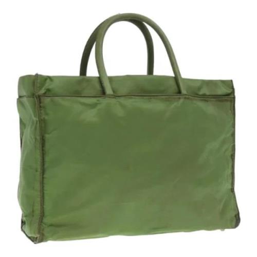 Pre-owned Nylon handbags Prada Vintage , Green , Dames