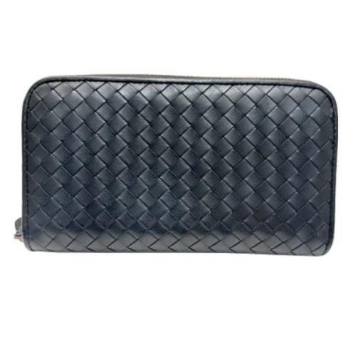 Pre-owned Leather wallets Bottega Veneta Vintage , Black , Dames