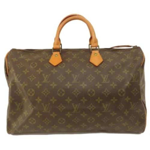 Pre-owned Canvas handbags Louis Vuitton Vintage , Brown , Dames