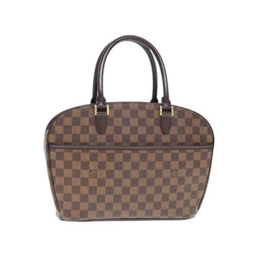 Pre-owned Canvas handbags Louis Vuitton Vintage , Brown , Dames