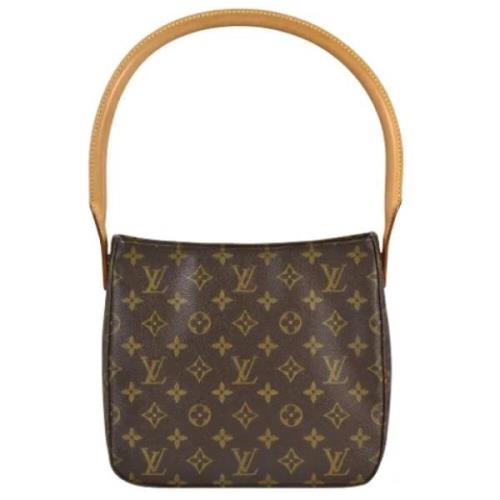 Pre-owned Canvas handbags Louis Vuitton Vintage , Brown , Dames