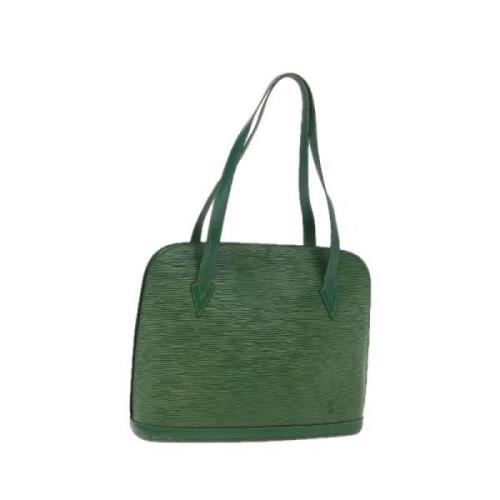 Pre-owned Leather louis-vuitton-bags Louis Vuitton Vintage , Green , D...