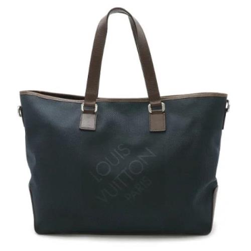 Pre-owned Canvas totes Louis Vuitton Vintage , Blue , Dames