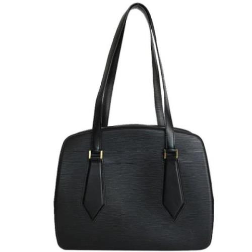 Pre-owned Leather louis-vuitton-bags Louis Vuitton Vintage , Black , D...