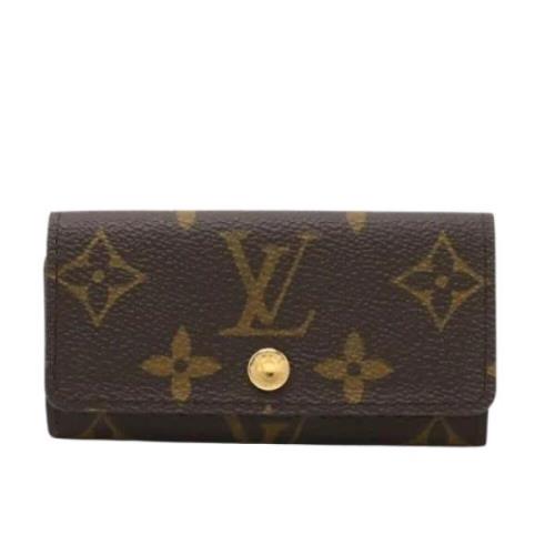 Pre-owned Fabric key-holders Louis Vuitton Vintage , Brown , Dames