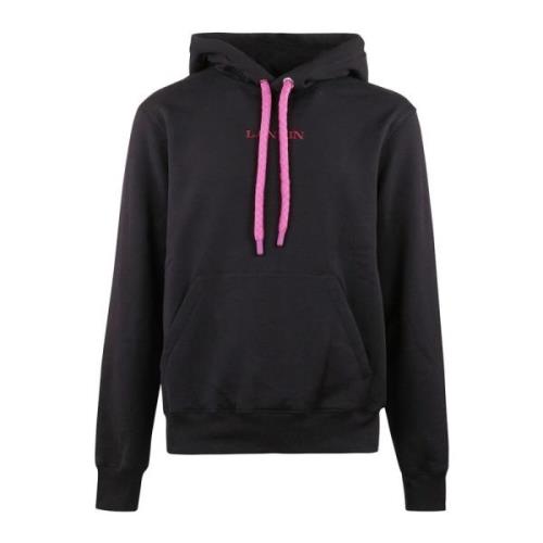 Tubular Curb Hoodie Lanvin , Black , Heren