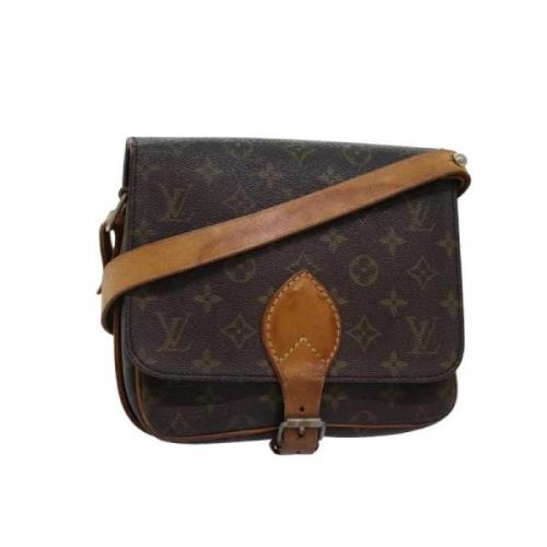 Pre-owned Canvas louis-vuitton-bags Louis Vuitton Vintage , Brown , Da...