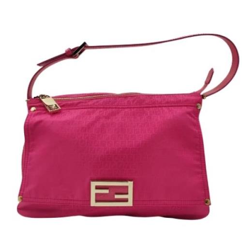 Pre-owned Leather fendi-bags Fendi Vintage , Pink , Dames