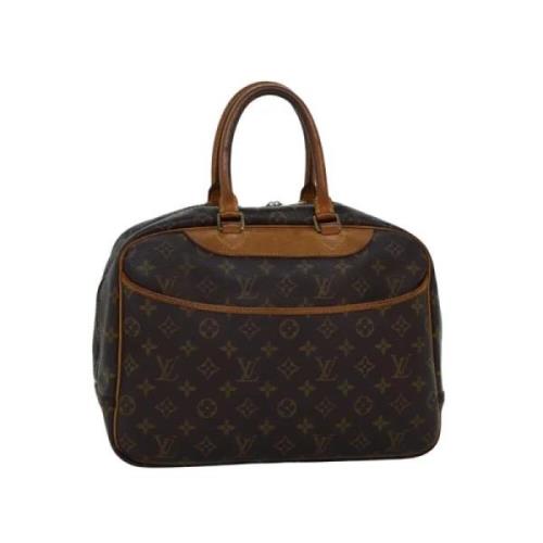 Pre-owned Canvas handbags Louis Vuitton Vintage , Brown , Dames