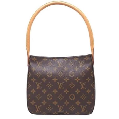 Pre-owned Canvas handbags Louis Vuitton Vintage , Brown , Dames