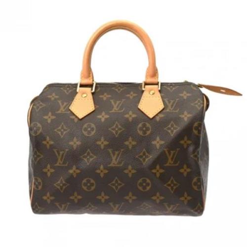 Pre-owned Canvas handbags Louis Vuitton Vintage , Brown , Dames