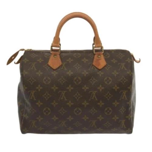 Pre-owned Canvas handbags Louis Vuitton Vintage , Brown , Dames