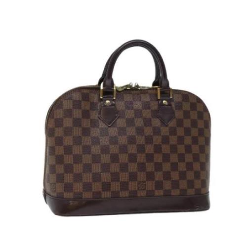 Pre-owned Canvas handbags Louis Vuitton Vintage , Brown , Dames