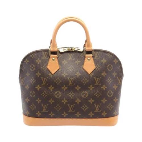 Pre-owned Canvas handbags Louis Vuitton Vintage , Brown , Dames