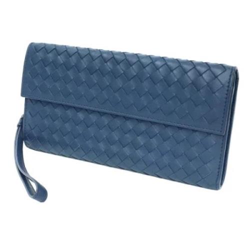 Pre-owned Fabric wallets Bottega Veneta Vintage , Blue , Dames