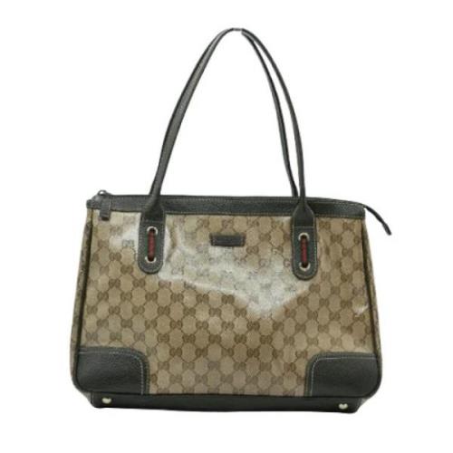 Pre-owned Canvas gucci-bags Gucci Vintage , Brown , Dames