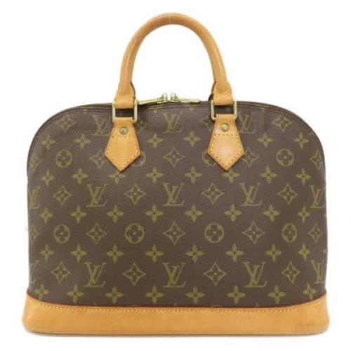 Pre-owned Canvas handbags Louis Vuitton Vintage , Brown , Dames