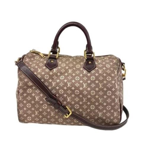 Pre-owned Canvas handbags Louis Vuitton Vintage , Brown , Dames