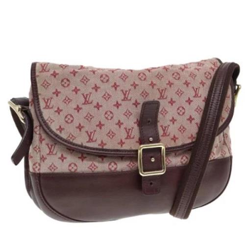 Pre-owned Canvas louis-vuitton-bags Louis Vuitton Vintage , Red , Dame...