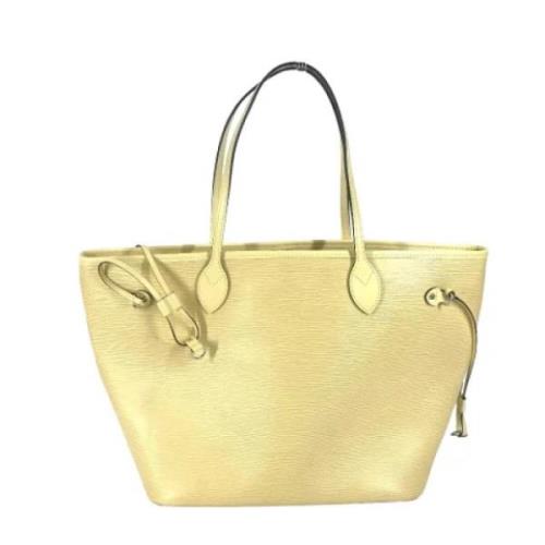 Pre-owned Leather shoulder-bags Louis Vuitton Vintage , Yellow , Dames