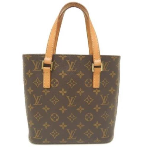 Pre-owned Canvas louis-vuitton-bags Louis Vuitton Vintage , Brown , Da...