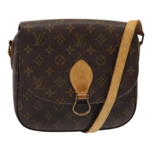 Pre-owned Canvas louis-vuitton-bags Louis Vuitton Vintage , Brown , Da...