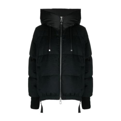 Down Jackets Duno , Black , Dames