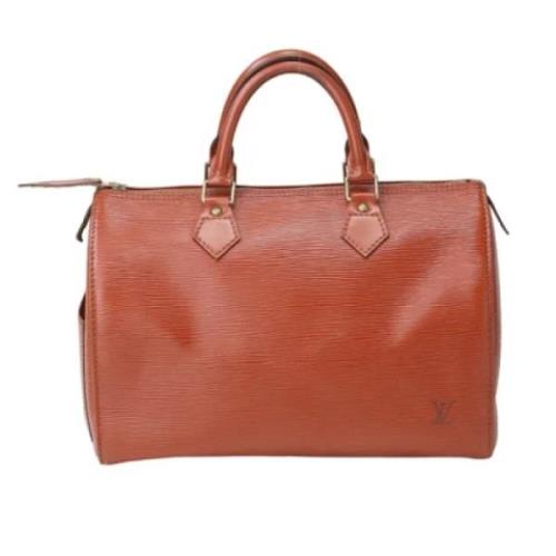 Pre-owned Leather handbags Louis Vuitton Vintage , Brown , Dames