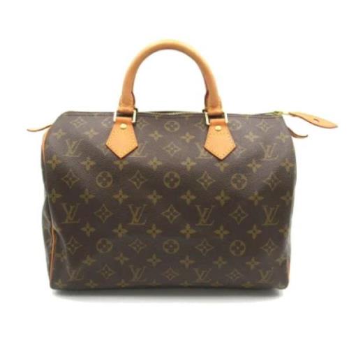 Pre-owned Canvas handbags Louis Vuitton Vintage , Brown , Dames