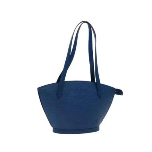 Pre-owned Leather louis-vuitton-bags Louis Vuitton Vintage , Blue , Da...