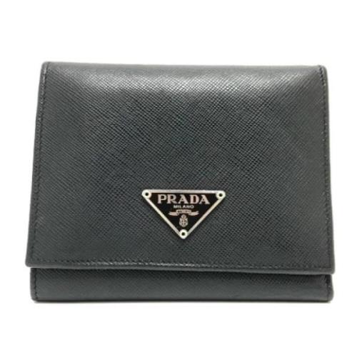 Pre-owned Fabric wallets Prada Vintage , Black , Dames