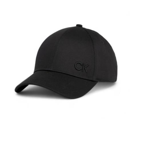 Geborduurde logo pet - Reliëfstijl Calvin Klein , Black , Heren