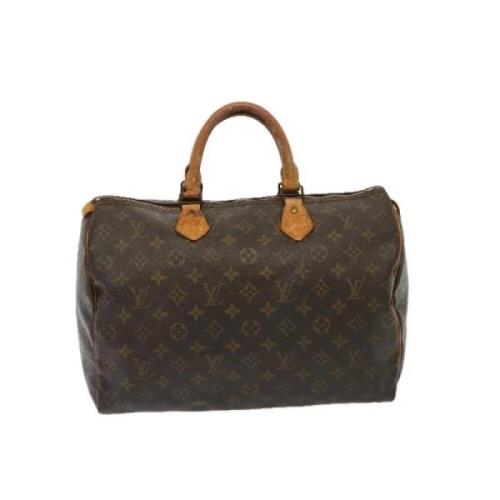 Pre-owned Canvas handbags Louis Vuitton Vintage , Brown , Dames