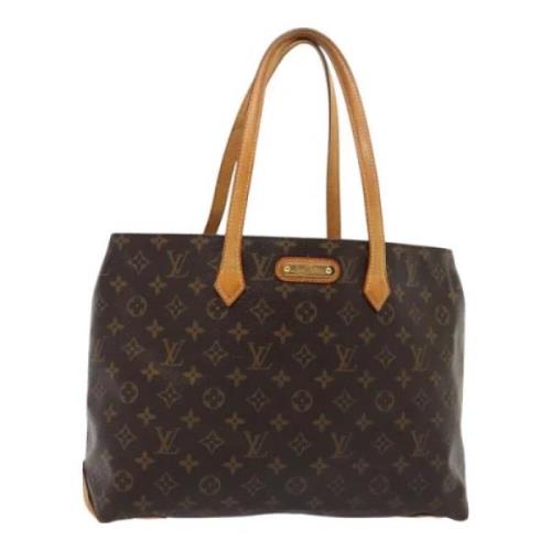 Pre-owned Canvas handbags Louis Vuitton Vintage , Brown , Dames