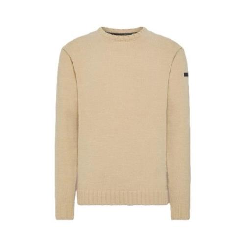 Cinematt Round Knit Beige Sweater RRD , Beige , Heren