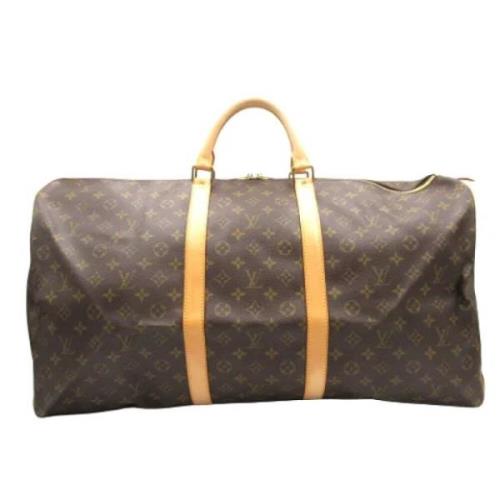 Pre-owned Canvas handbags Louis Vuitton Vintage , Brown , Dames